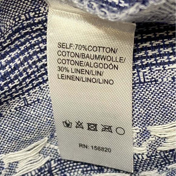 NWT Emmie Rose Chambray Sleeveless Top Sz L - Picture 15 of 15